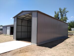 18x41x12 RV Shed Enclosed - Sheds Near Me